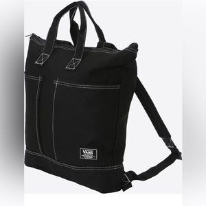 Vans Women's Black Daily Laptop Backpack/Tote (VN0A7YSVBLK) - NWT